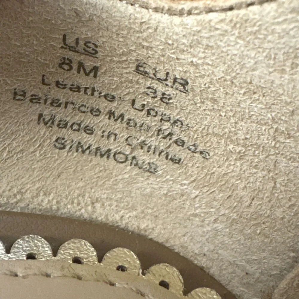 Sam Edelman Nude Suede Party Heels Women's 8 Closed Toe Strappy Pumps